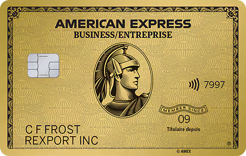 American Express Gold Business card